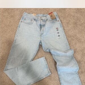 Levi's Women's Light Blue Straight Jeans